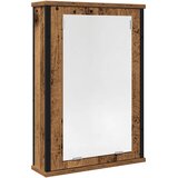  Kupaonski ormarić s ogledalom, staro drvo, 42x12x60 cm, inženjerski drvo | shoptok.hr
