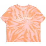 Abercrombie & Fitch Majica 'MAY' temno oranžna / roza / naravno bela