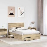  Konstrukcija postelje Sonoma hrast 120 x 200 cm Konstruiran les, (5000104265) | Shoptok.si