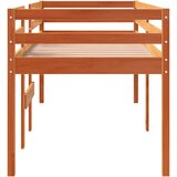  Visoki krevet voštano smeđi 90 x 200 cm od masivne borovine | shoptok.hr