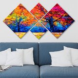 Wallity slika 4MDF292880360, 60x115 cm, 4 dela | ePonuda.com