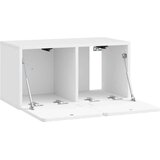 TV Omarica za TV, ki jo lahko montiraš na steno Bela visok sijaj, (5000210443) | Shoptok.si