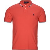 Polo Ralph Lauren Polo majice kratki rokavi POLO COUPE DROITE EN COTON BASIC MESH FANTAISIE COL Rdeča | Shoptok.si
