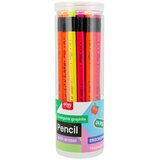  Fluorescentni jumbo olovke s grafitnom jezgrom | trokutaste | s gumicom | 24 kom | shoptok.hr