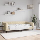 vidaXL Raztegljiva postelja krem 90x200 cm blago Cene