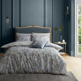 Catherine Lansfield Bijela/plava posteljina za bračni krevet 200x200 cm Regal Floral – | shoptok.hr