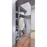 MID.YOU KOTNA OMARA ZA OBLAČILA, barve grafita, barve hrasta | Shoptok.si
