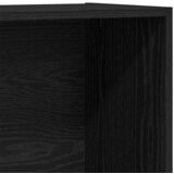  Ormar za knjige crni hrast 80x30x189 cm inženjerski drvo | Shoptok.si