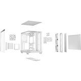 Be Quiet! Ohišje Light Base 500 LX (BGW86), midi-ATX, RGB, okno, belo, (5000140436) | Shoptok.si