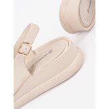 GOODIN Flat sandals beige with decoration | Shoptok.si