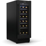 Klarstein vinovilla 18 uno hladilnik za vino | 1 hladilno območje | 18 steklenic | lesene police | 5-18 °C | Shoptok.si