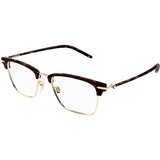 Mont Blanc MB0409O 003 ONE SIZE (52) Havana/Kristalna Cene