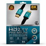  HDMI 2.1 kabl 8K Ultra HD - 3 m, 48 Gbps Cene
