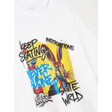 Sinsay Pamučna majica s graffiti printom | shoptok.hr