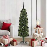 vidaXL Umestno božično drevo Zelena 150 cm PVC in Jeklo in Plastika | Shoptok.si