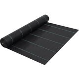 vidaXL Tkanina proti plevelu in koreninam mat črna 1x10 m P, (21832005) Cene