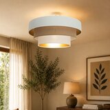  Plafonski luster WENTA 1xE27/60W/230V prečnik 50 cm bela/braon | Eponuda.com