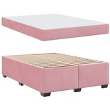  Posteljni okvir z vzmetnico z vzmetnico Roza 160 x 200 cm Žamet | Shoptok.si