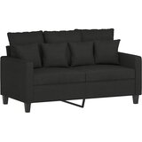  2-dijelni set sofa s jastucima crni od tkanine | shoptok.hr