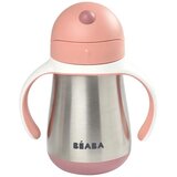 Beaba termo bočica sa slamkom 250 ml, Pink | shoptok.hr