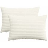  Presvlaka za jastuk 2 pcs HEERLEN Krem 50 x 80 cm Kord - Krem 50 x 80 cm 2 | shoptok.hr