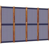  The Living Store Paravan 4-delni temno moder 280x180 cm - Paravan, (21499250) | Shoptok.si