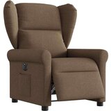  Električni naslanjač rjavo blago, (22123286) | Shoptok.si