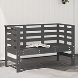 vidaXL Vrtna klupa siva 111 5 x 53 x 71 cm od masivne borovine Cijene