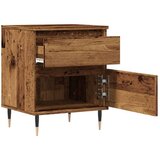 vidaXL Nočna omarica Old Wood 40x35x50 cm Inženirski les | Shoptok.si