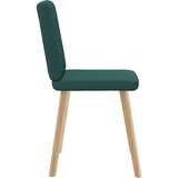 vidaXL Jedilni stoli 2 kosa temno zeleno blago | Shoptok.si