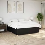 vidaXL Posteljni okvir brez vzmetnice črn 200x200 cm blago Cene