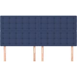  Uzglavlje plavo 200x5x118/128 cm tkanina | shoptok.hr