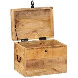  Kutija za pohranu 39 x 28 x 31 cm od masivnog drva manga | Eponuda.com