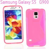  Gumijasti / gel etui S-Line za Samsung Galaxy S5 G900 / S5 Neo G903 - roza Cene