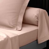 Douceur d intérieur Rožnata napenjalna rjuha iz bombažnega perkala 160x200 cm Percaline – | Shoptok.si