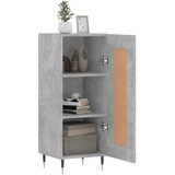  Komoda siva boja betona 34,5x34x90 cm od konstruiranog drva | shoptok.hr