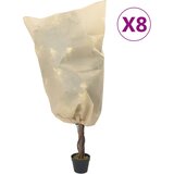  Navlake od flisa za biljke s vezicom 8 kom 70 g/m² 0,8 x 1,2 m | shoptok.hr