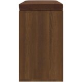  Klupa za cipele boja smeđeg hrasta 103x30x48 cm drvena | shoptok.hr