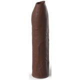 Pipedream Fantasy X-tensions Elite Uncut Silicone Penis Enhancer Brown Cene