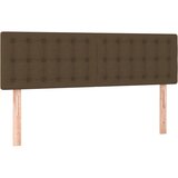 vidaXL Posteljno vzglavje 2 kosa temno rjavo 72x5x78/88 cm blago, (20735953) Cene