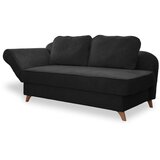 Miuform Antracitno siv ležalnik iz rebrastega žameta (levi kot) Chic Charlotte – | Shoptok.si