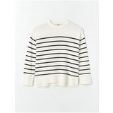 LC Waikiki Crew Neck Striped Long Sleeve Women&#039;s Knitwear Sweater | Shoptok.si