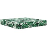  Zunanja blazina za kavč Vzorec lista 60 x 60 x 8 cm Poliester, (5000202457) | Shoptok.si