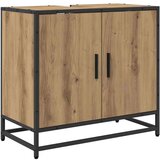 vidaXL Komplet pohištva za kopalnico s predalom 3 pcs artisan hrast | Shoptok.si