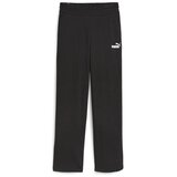 Puma Spodnji deli trenirke Ess+ Straight Črna Cene