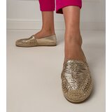 D/CEO Golden perforated espadrilles on a platform Zelvira | shoptok.hr