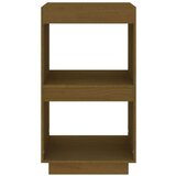 vidaXL knjižna omara medeno rjava 40x35x71 cm trdna borovina | Shoptok.si