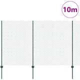  Ograda od lančanih veza s postom 10 x 1,6 m Zelena Mreža | shoptok.hr