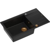 Quadron sudoper EVAN 136 XL + nano PVD čisto crna/bakar s daljinskim upravljanjem | shoptok.hr