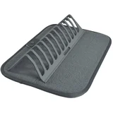 Siva plastična podloga za ocjeđivanje posuđa 36x28 cm –